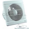 Eurovent ventilator axiaal badkamer-keukenventilator MV 150 ABS kunststof wit 61904100