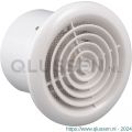 Eurovent ventilator axiaal badkamer-toiletventilator PF 100 ABS kunststof wit 61907900