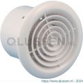 Eurovent ventilator axiaal badkamer-keukenventilator PF 150 ABS kunststof wit 61908100