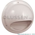 Nedco ventilatierooster buitenrooster bol model diameter 100 mm ABS wit 62503200