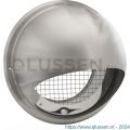 Nedco ventilatie buitenrooster bol model diameter 200 mm RVS 62601511