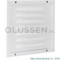 Nedco ventilatie kaderrooster 150x150 mm aluminium wit 62908400