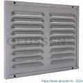 Nedco ventilatie kaderrooster 250x200 mm aluminium F1 aluminium geanodiseerd 62908717