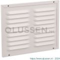 Nedco ventilatie kaderrooster 300x250 mm aluminium wit 62908900