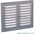 Nedco ventilatie kaderrooster 300x250 mm aluminium aluminium RAL 9006 62908907