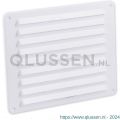 Nedco ventilatie schoepenrooster 250x200 mm kunststof wit 63000400