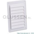 Nedco ventilatie schoepenrooster 150x220 mm kunststof wit 63000500