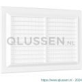 Nedco ventilatie schoepenrooster 250x170 mm PS kunststof wit 63002300