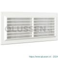 Nedco ventilatie schoepenrooster 130x300 mm PS kunststof wit 63002400