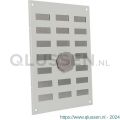 Nedco ventilatie schuifrooster 150x215 mm aluminium wit 63500100