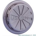 Nedco ventilatierooster verstelbaar diameter 100-150 mm PP kunststof aluminium 64800127