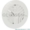 Nedco ventilatierooster diameter 100 mm wit met klemmen met gaas 64800900