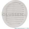 Nedco ventilatierooster diameter 80 mm met kraag nylon wit 64801900