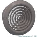Nedco ventilatierooster rond diameter 150 mm grijs 64802505