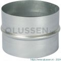 Nedco ventilatie afvoerslang buisverbinder diameter 90 mm gegalvaniseerd staal 66103933