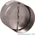 Nedco ventilatie afvoerslang buisverbinder met vlinderklep diameter 100 mm gegalvaniseerd staal 66104233