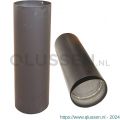 Nedco rookgasafvoer zwart staal 2 mm 150 mm pijp 50 cm met condensring 68755401
