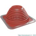 Nedco rookgasafvoersysteem Silicone dakdoorvoer 0-45 graden diameter 6-102 mm rood (203x203mm) 68767952