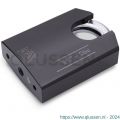 Dulimex DX HSPRO 70 C BE hangslot DX PRO-line SKG** 70 mm verschillend sluitend gesloten beugel 3 sleutels en security card zwart 0182.600.0073