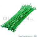 Dulimex DX 87100-25 kabelbundelband nylon 6.6 groen 2,5x100 mm 9.807100025