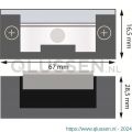 JIS Nadal ESP 1410 elektrische sluitplaat smal AC-DC 12-24 V wissel- en gelijkspanning arbeidsstroom 4003.014.1410