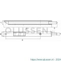 Dulimex DX KSP-16020RLB pijpkantschuif type 886 160x20x15 mm afgeschuind rond staal limba 0632.020.1602