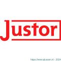 Justor DRVH 1 BE korte haak Justor voor terugliggende deuren 7,5-24,5 mm zwart 4003.312.7143