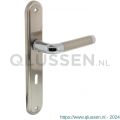 Intersteel Living 1683 deurkruk Agatha op langschild sleutelgat 72 mm chroom-nikkel mat 0016.168326
