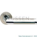 Intersteel Living 1685 gatdeel deurkruk rechts Nicol op rond rozet 7 mm nokken chroom-nikkel mat 0016.168502A