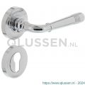 Intersteel Living 1725 deurkruk Emily op rond rozet 7 mm nokken met profielcilindergat plaatje chroom 0016.172505