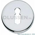 Intersteel Living 3186 sleutelplaatje kunststof verdekt diameter 49x7 mm messing verchroomd 0016.318616