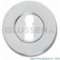Intersteel Living 3156 sleutelplaatje messing verdekt diameter 50x8 mm messing chroom mat 0017.315616