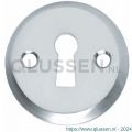 Intersteel 3173 sleutelplaatje diameter 50x5 mm messing chroom mat 0017.317316