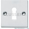 Intersteel Living 3184 sleutelplaatje met nokken vierkant 55x55x8 mm messing chroom mat 0017.318416