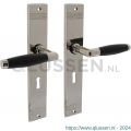 Intersteel Living 0238 deurkruk Ton basic met schild groef 235x43x5 mm sleutelgat 56 mm nikkel 0018.023824