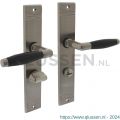 Intersteel Living 0238 deurkruk Ton basic met schild groef 235x43x5 mm WC 63/8 mm mat nikkel 0019.023865