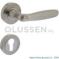 Intersteel Living 1692 deurkruk 1692 Bjorn op rond rozet 7 mm nokken met profielcilindergat plaatje nikkel mat 0019.169205