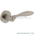 Intersteel Living 1695 deurkruk 1695 George op rond rozet 7 mm nokken nikkel mat 0019.169502