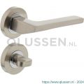 Intersteel Living 1705 deurkruk 1705 Ben op rond rozet 7 mm nokken met WC 8 mm chroom-nikkel mat 0019.170510