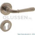 Intersteel Living 1725 deurkruk 1725 Emily op rond rozet 7 mm nokken met profielcilindergat plaatje chroom nikkel mat 0019.172505