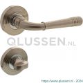 Intersteel Living 1725 deurkruk 1725 Emily op rond rozet 7 mm nokken met WC 8 mm chroom nikkel mat 0019.172510