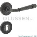 Intersteel Living 1725 deurkruk Emily op rozet met sleutel plaatje oud grijs 0021.172503