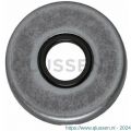 Intersteel 3186 rozet kunststof verdekt diameter 49x7 mm messing oud grijs 0021.318604