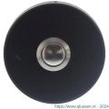 Intersteel Living 3990 beldrukker rond verdekt diameter 53x10 mm RVS-mat zwart 0023.399040