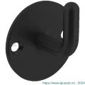 Intersteel Living 6950 jashaak rond op achterplaat diameter 45 mm zwart 0023.695031