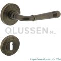 Intersteel Living 1725 deurkruk Emily op rozet met sleutel plaatje gebruineerd 0024.172503