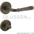 Intersteel Living 1725 deurkruk Emily op rozet met WC garnituur gebruineerd 0024.172510