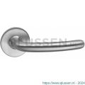Intersteel Living 0568 deurkruk Sabel-slank diameter 16 mm op rozet plat zonder veer RVS 0035.056802