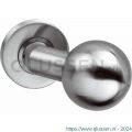 Intersteel Living 0614 gatdeel deurkruk Bol-Schuin op rozet met ring met veer RVS 0035.061402A