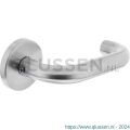 Intersteel Essentials 1011 deurkruk Rond op geveerde kunststof rozet met nokken diameter 55x8 mm RVS EN1906/3 0035.101102